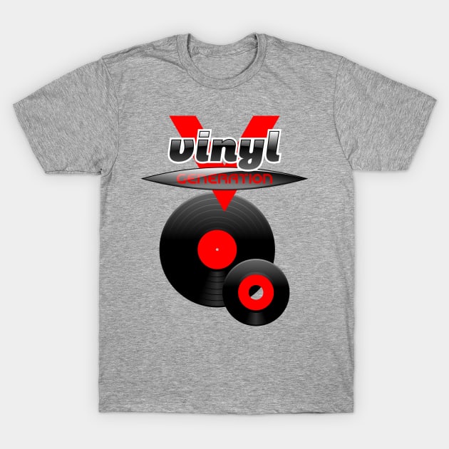 Vinyl Generation T-Shirt by tuditees